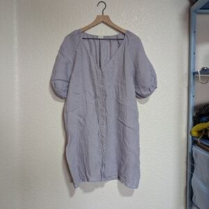 Aritzia Wilfred Aperitif Linen Dress / M